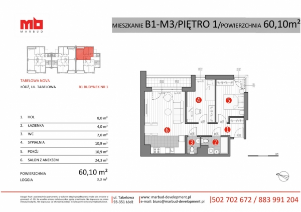 Mieszkanie B1-M3